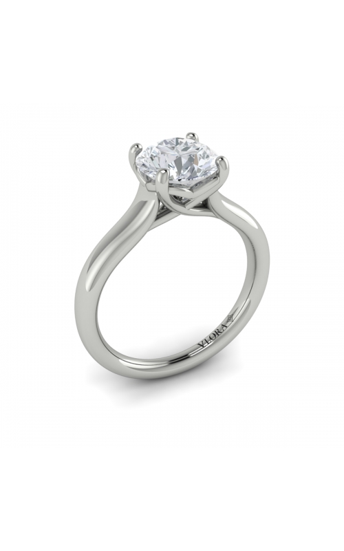 Vlora Solitaire Engagement Ring VSS20071-RD15-18WG