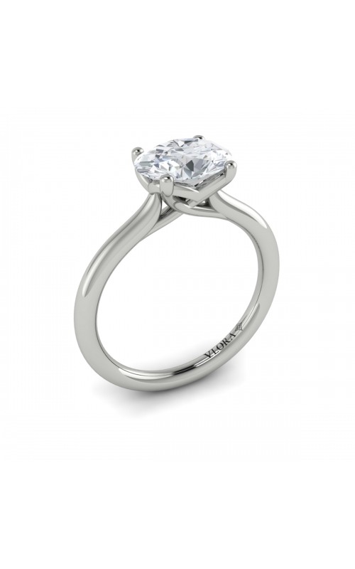 Vlora Solitaire Engagement Ring VSS20072-OV15-18WG
