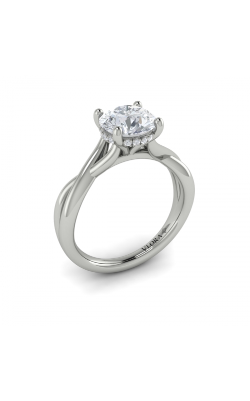 Vlora Solitaire Engagement Ring VSS20074-RD15-18WG