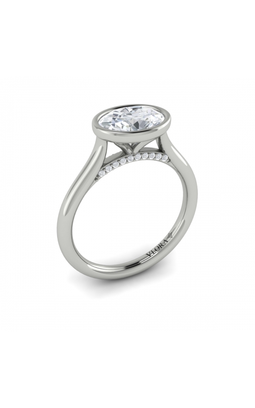 Vlora Solitaire Engagement Ring VSS20081-OV15-18WG