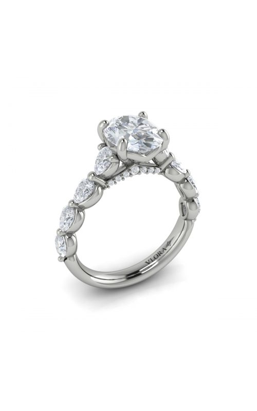 Vlora Classic Engagement Ring VSC20328-OV20-14WGproduct image