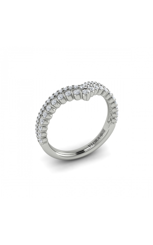 Vlora Contour Wedding Band VW51083-14WGproduct image