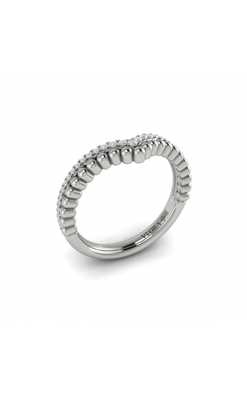 Vlora Contour Wedding Band VW51096-14WGproduct image