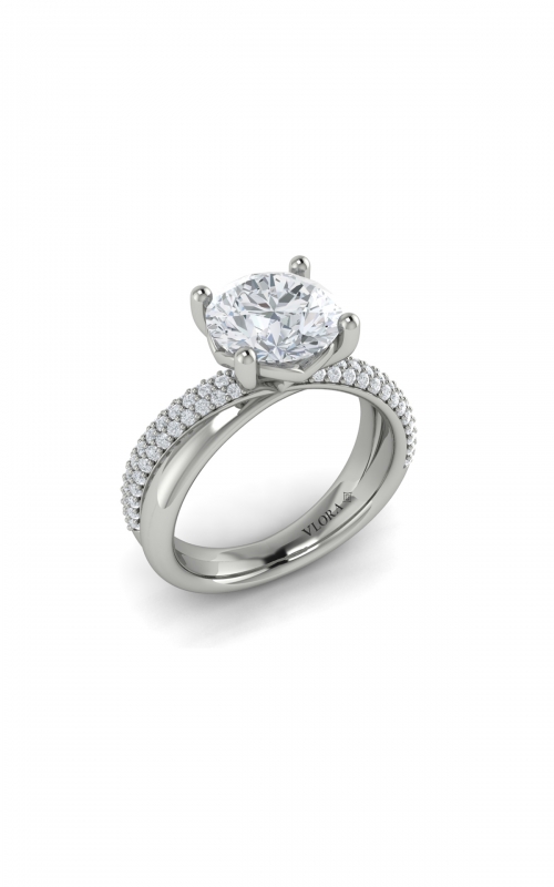 Vlora Classic Engagement Ring VSC20485-RD20-14WGproduct image