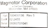 Magmotor Technologies Inc 500400136
