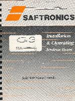 Saftronics SAFTRONICS-G3-INSTRUCTIONS