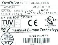 Yaskawa XD-04-MSD0