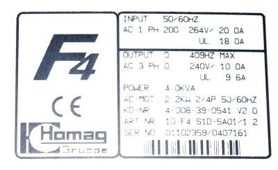 KEB 10.F4.S1D-5A01-1.2 label image