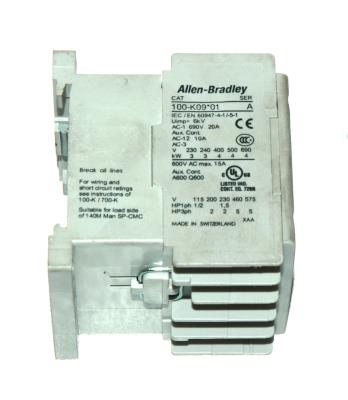 Allen-Bradley 100-K09-01 back image