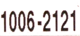 Okuma 1006-2121 label image