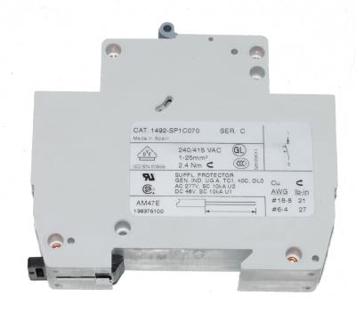 Allen-Bradley 1492-SP1C070 label image