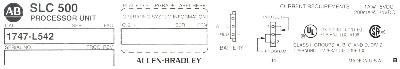 Allen-Bradley 1747-L542 label image