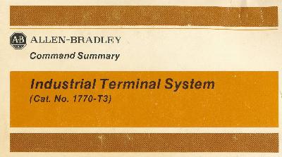 New Refurbished Exchange Repair  Allen-Bradley Manuals 1770-T3 Precision Zone