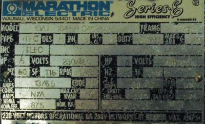 MARATHON 184TTFC4026ABX label image