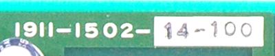 Okuma 1911-1502 label image