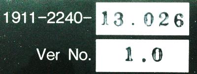 Okuma 1911-2240 label image
