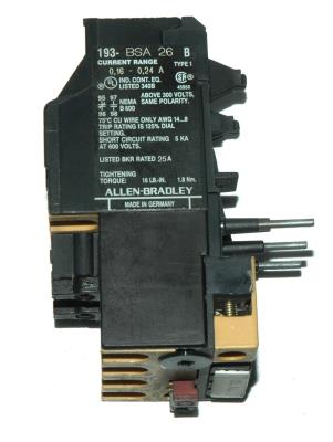 Allen-Bradley 193-BSA26B back image