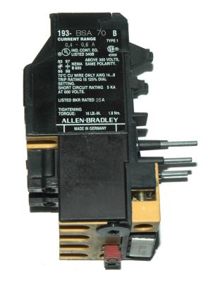 Allen-Bradley 193-BSA70B back image