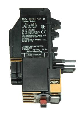 Allen-Bradley 193-BSB22B back image