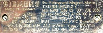 Siemens 1FT5104-0AA01-2-Z label image