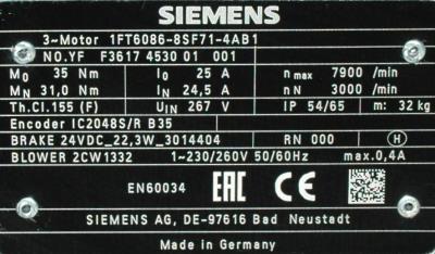 Siemens 1FT6086-8SF71-4AB1 label image