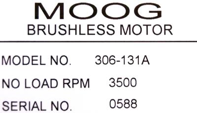 MOOG 306-131A label image
