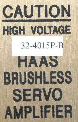 HAAS 32-4015P-B label image