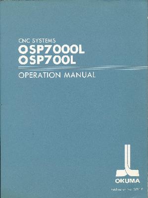 New Refurbished Exchange Repair  Okuma Manuals 3811-E Precision Zone