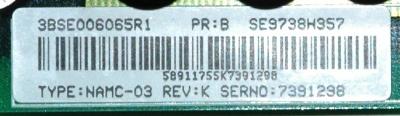 ABB 3BSE006065R1 label image