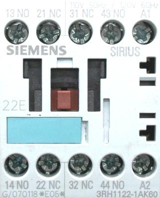 Siemens 3RH1122-1AK60 label image
