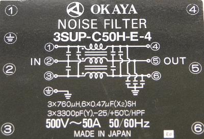 OKAYA 3SUP-C50H-E-4 label image