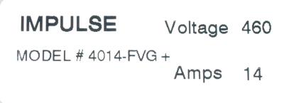 Magnetek 4014-FVG+ label image