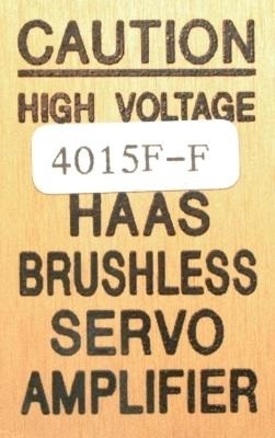 HAAS 4015F-F label image