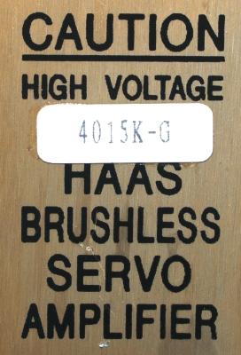 HAAS 4015K-G label image