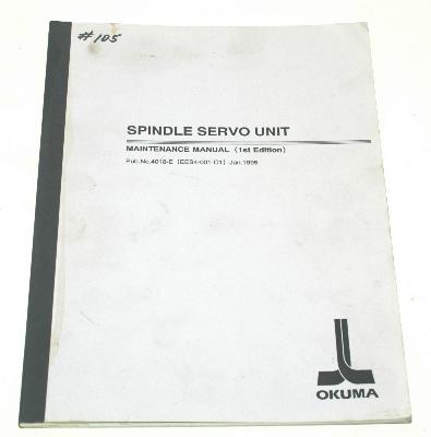 New Refurbished Exchange Repair  Okuma Manuals 4018-E Precision Zone
