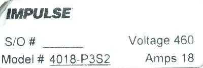 New Refurbished Exchange Repair  Magnetek Inverter-Crane 4018-P3S2 Precision Zone