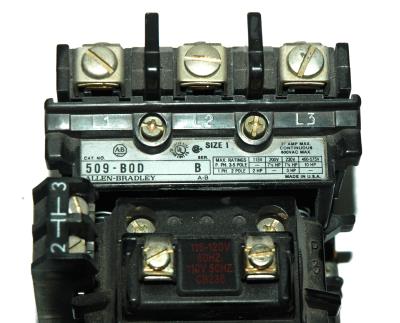 Allen-Bradley 509-BOD-115-120V label image