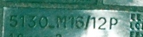 ABB 5130-M16-12P label image