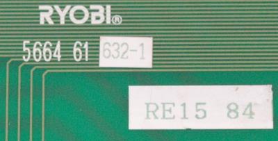 RYOBI 5664-61-632-1 label image