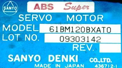Sanyo Denki 61BM120BXAT0 label image