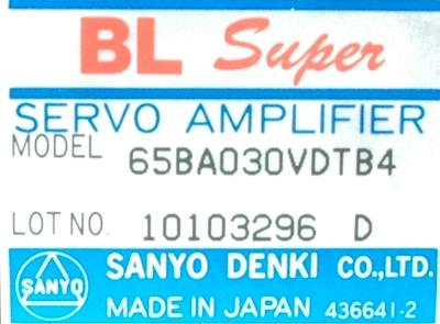 Sanyo Denki 65BA030VDTB4 label image