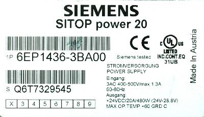 Siemens 6EP1436-3BA00 label image