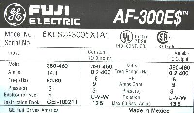 Fuji 6KE$243005X1A1 label image