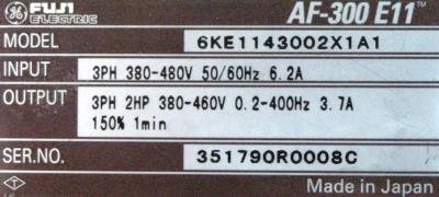 Fuji 6KE1143002X1A1 label image