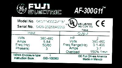 Fuji 6KG1143005X1B1 label image