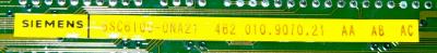 Siemens 6SC6100-0NA21 label image