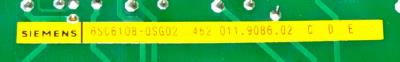 Siemens 6SC6108-0SG02 label image