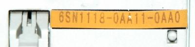 Siemens 6SN1118-0AA11-0AA0 label image