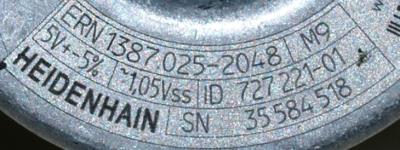 HEIDENHAIN 727221-01 label image