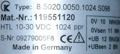 New Refurbished Exchange Repair  Kubler Internal encoders 8.5020.0050.1024.S098 Precision Zone